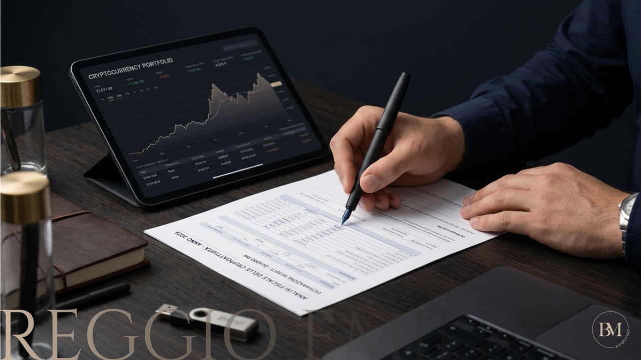 Fiscalità cripto valute e criptoattività a Reggio Emilia